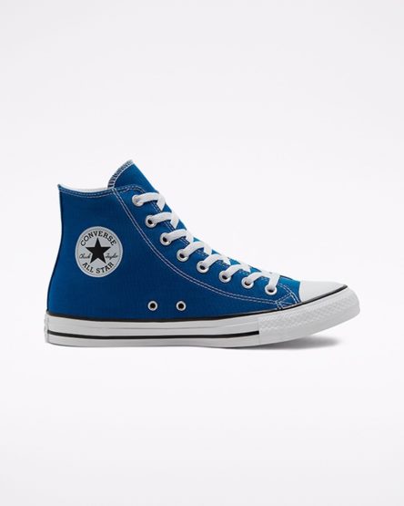 Men's Converse Chuck Taylor All Star Seasonal Color High Top Shoes Blue / White | AU 59346F